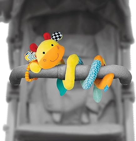 Brinquedo e Mordedor Girafinha Mola Happyzoo - Buba